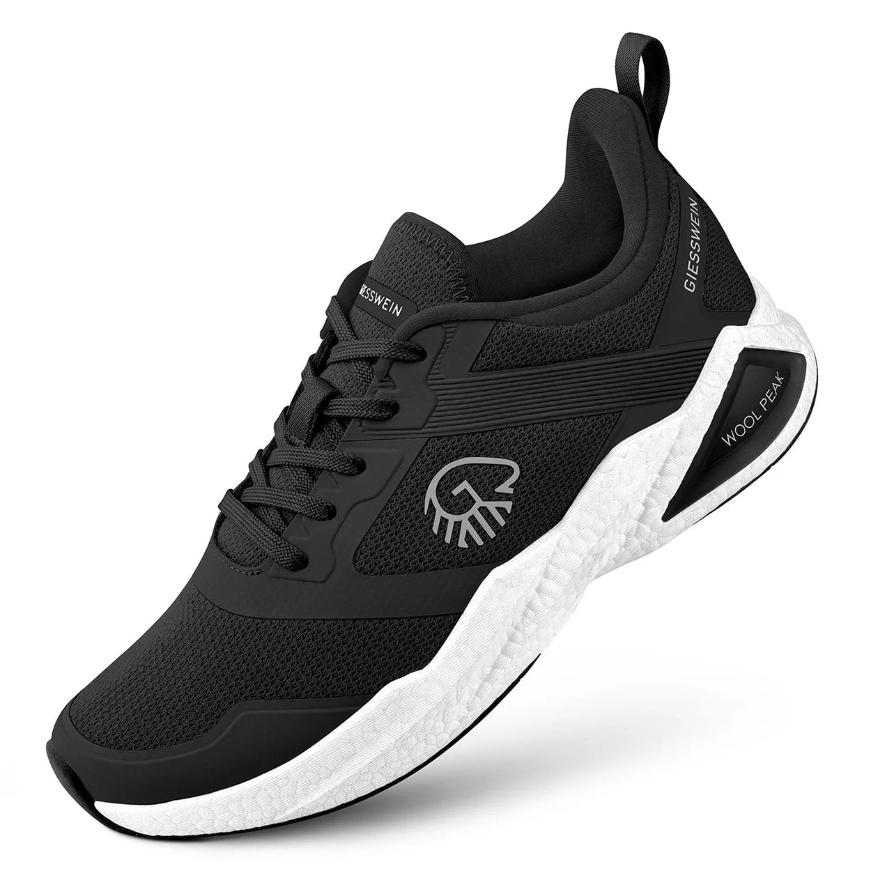 Laufschuh Schwarz Weiss