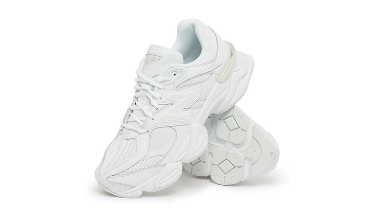 New Balance 9060 Triple White – Produktansicht 3